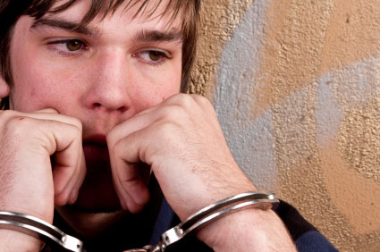 Teen in Handcuffs